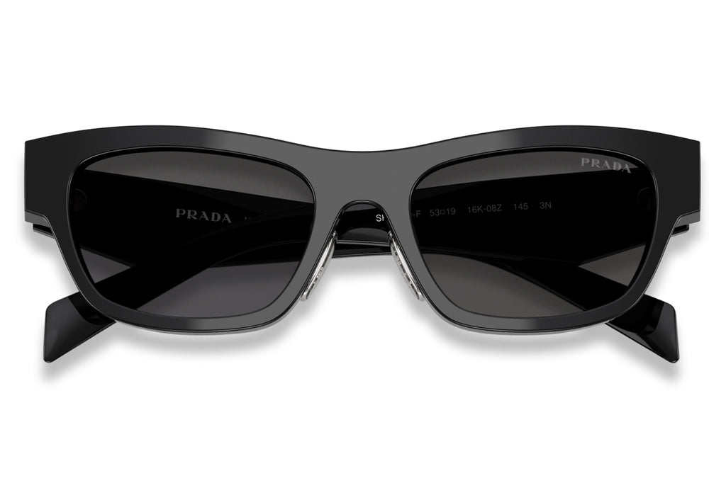 Prada - PR B09SF Sunglasses Black with Dark Grey Lenses (16K08Z)