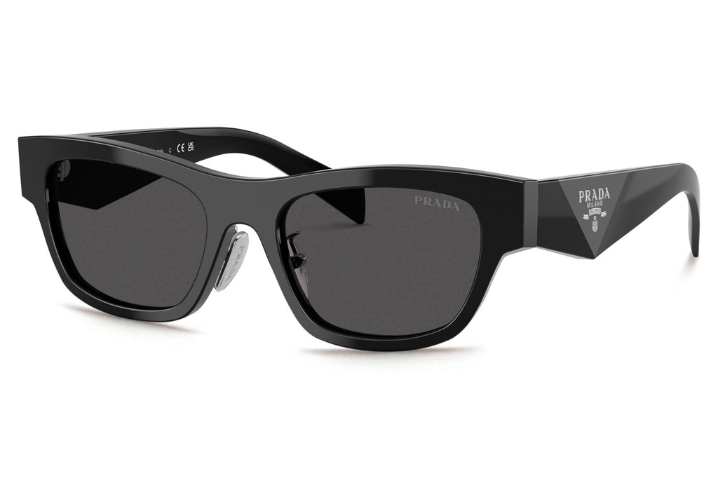 Prada - PR B09SF Sunglasses Black with Dark Grey Lenses (16K08Z)