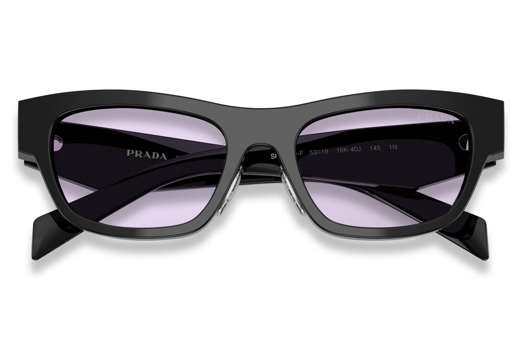 Prada - PR B09SF Sunglasses Black with Violet Lenses (16K40J)