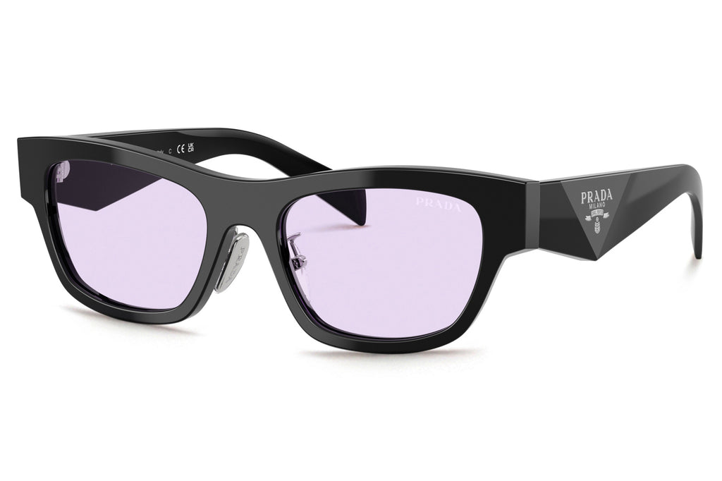 Prada - PR B09SF Sunglasses Black with Violet Lenses (16K40J)