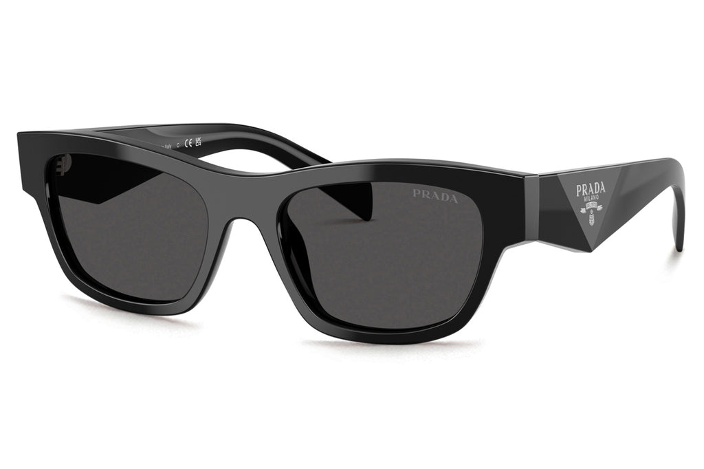 Prada - PR B09S Sunglasses Black with Dark Grey Lenses (16K08Z)