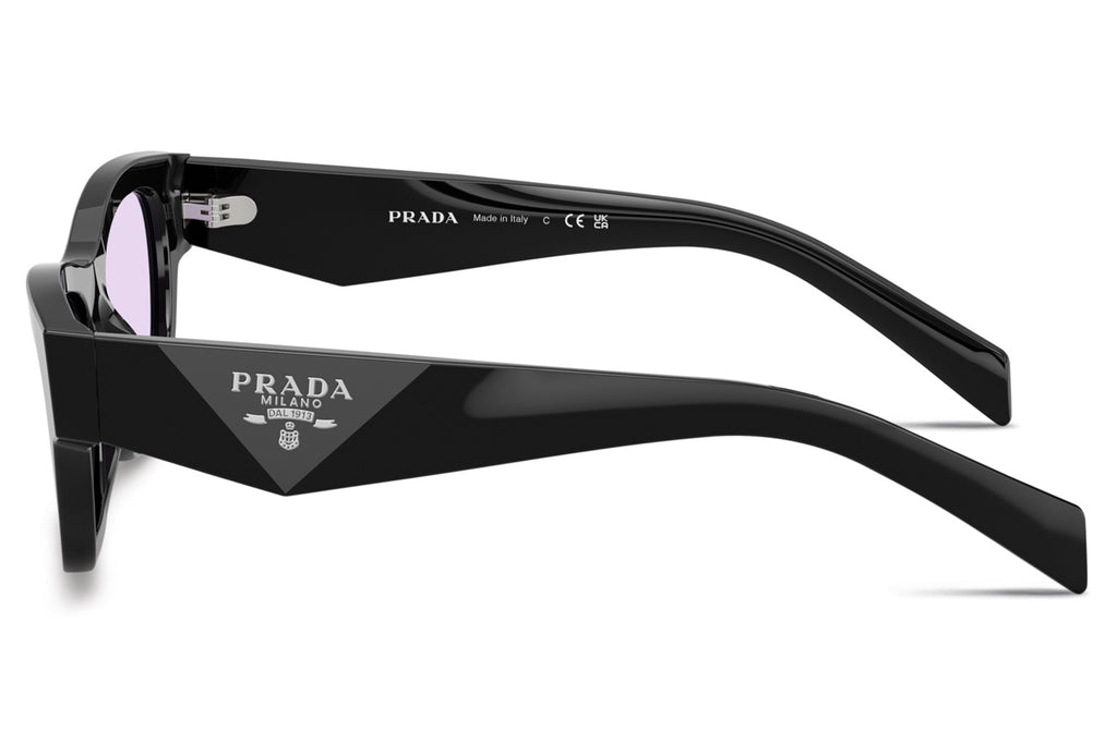 Prada - PR B09S Sunglasses Black with Violet Lenses (16K40J)