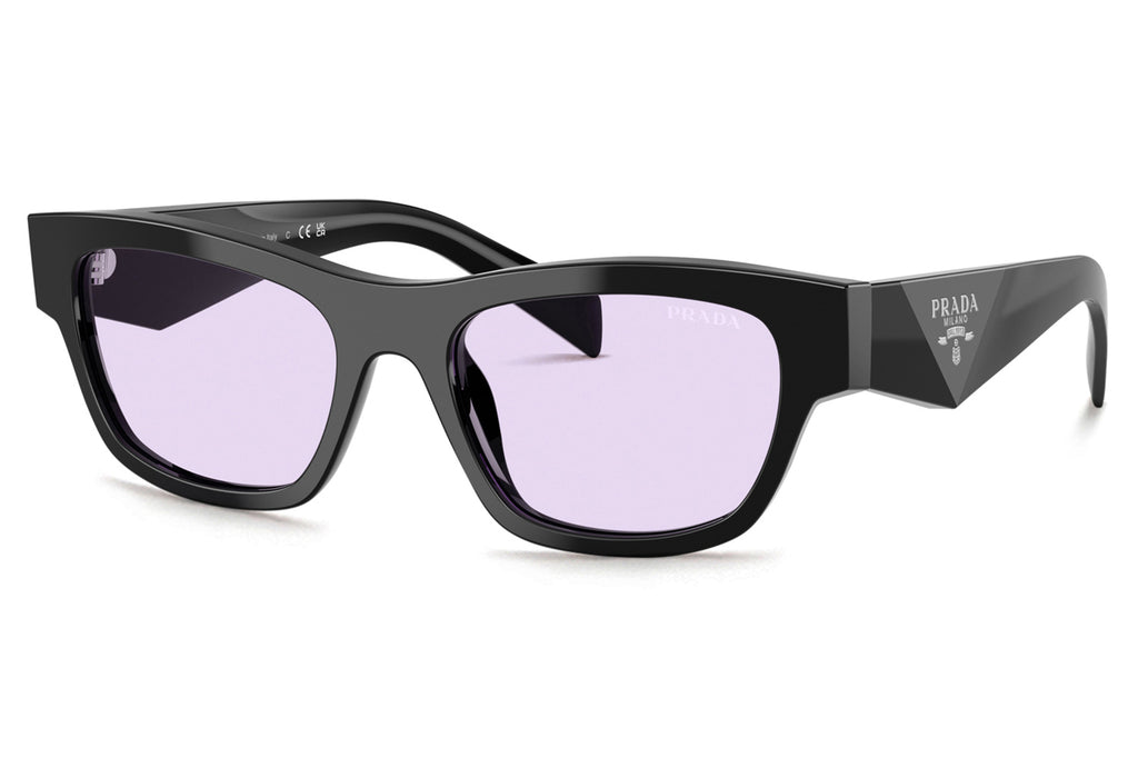 Prada - PR B09S Sunglasses Black with Violet Lenses (16K40J)