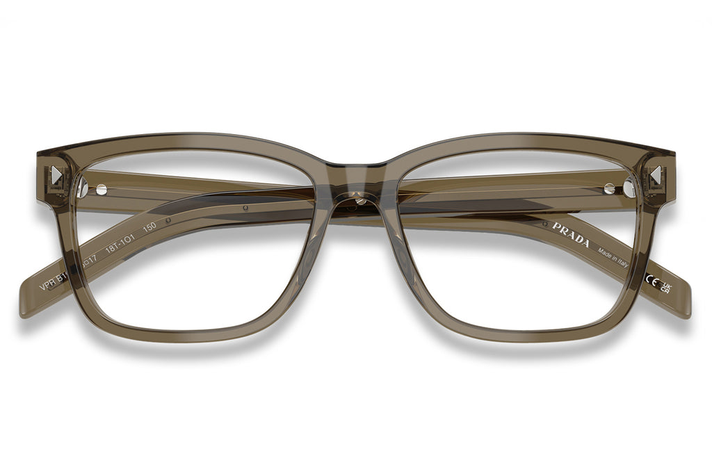 Prada - PR B10V Eyeglasses Transparent Brown (18T1O1)