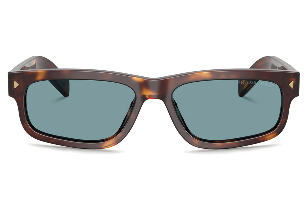 Prada - PR B11SF Sunglasses Classic Tortoise with Green Polar Lenses (15W04D)