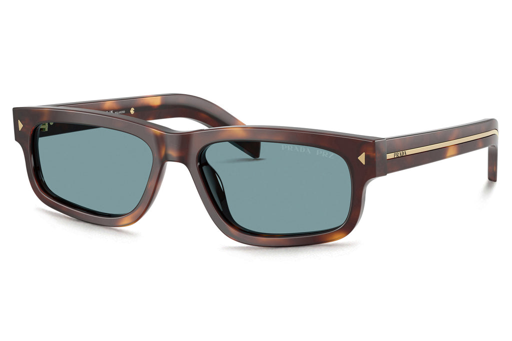 Prada - PR B11SF Sunglasses Classic Tortoise with Green Polar Lenses (15W04D)