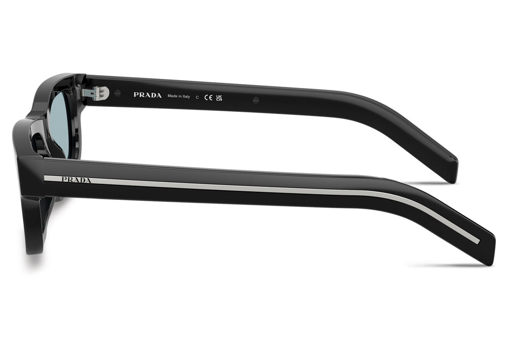 Prada - PR B11S Sunglasses Black with Blue Vintage Lenses (16K60P)