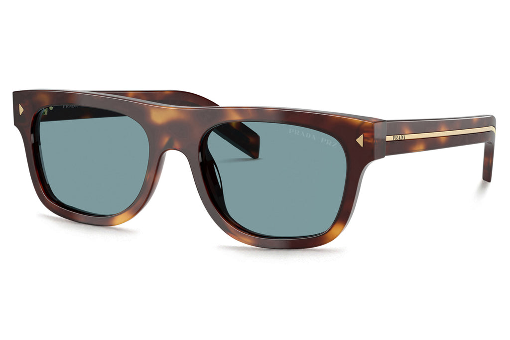 Prada - PR B12SF Sunglasses Classic Tortoise with Green Polar Lenses (15W04D)