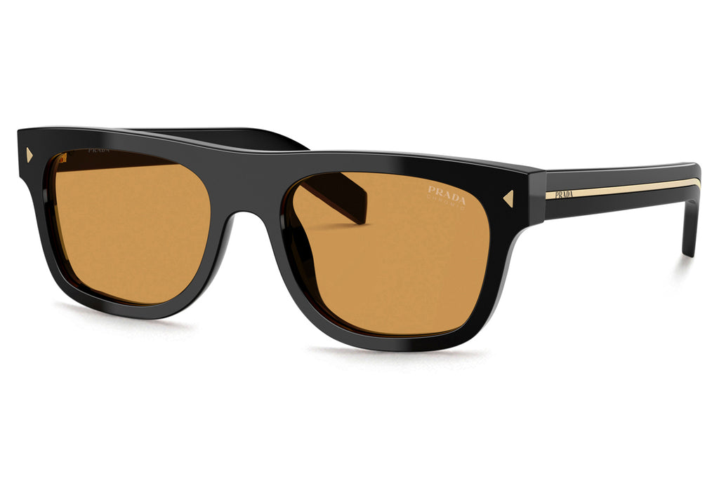 Prada - PR B12SF Sunglasses Black with Brown Photochromic Lenses (16K60F)