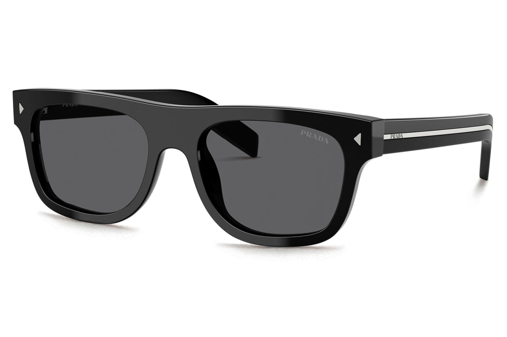 Prada - PR B12SF Sunglasses Black with Dark Grey Lenses (16K731)