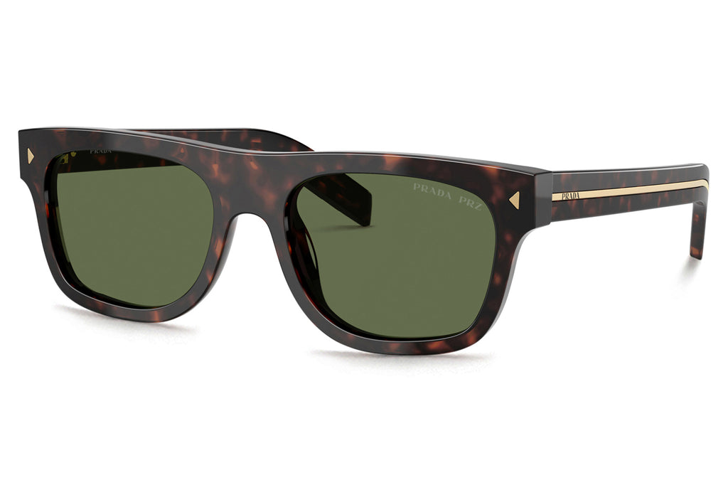 Prada - PR B12SF Sunglasses Root Tortoise with Green Polar Lenses (17N20G)
