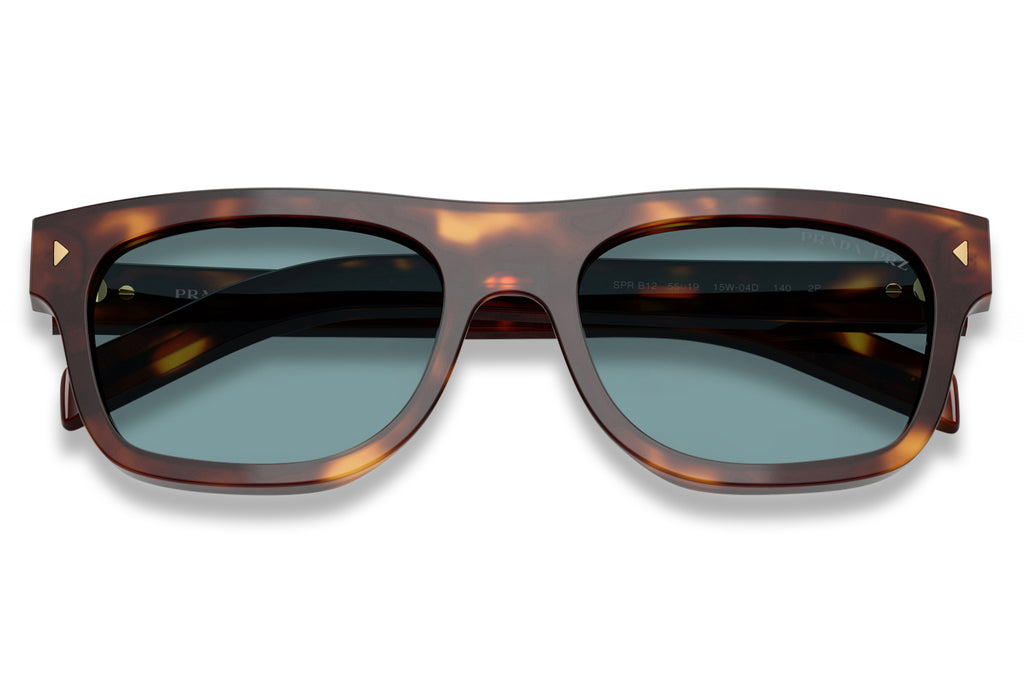 Prada - PR B12S Sunglasses Classic Tortoise with Green Polar Lenses (15W04D)