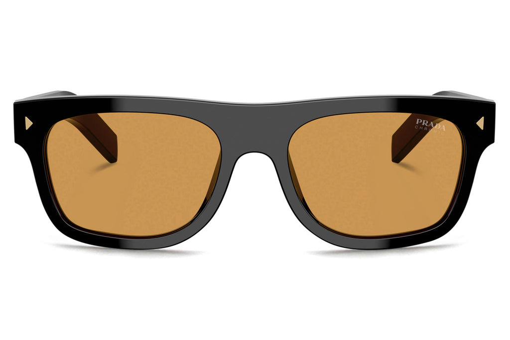 Prada - PR B12S Sunglasses Black with Brown Photochromic Lenses (16K60F)