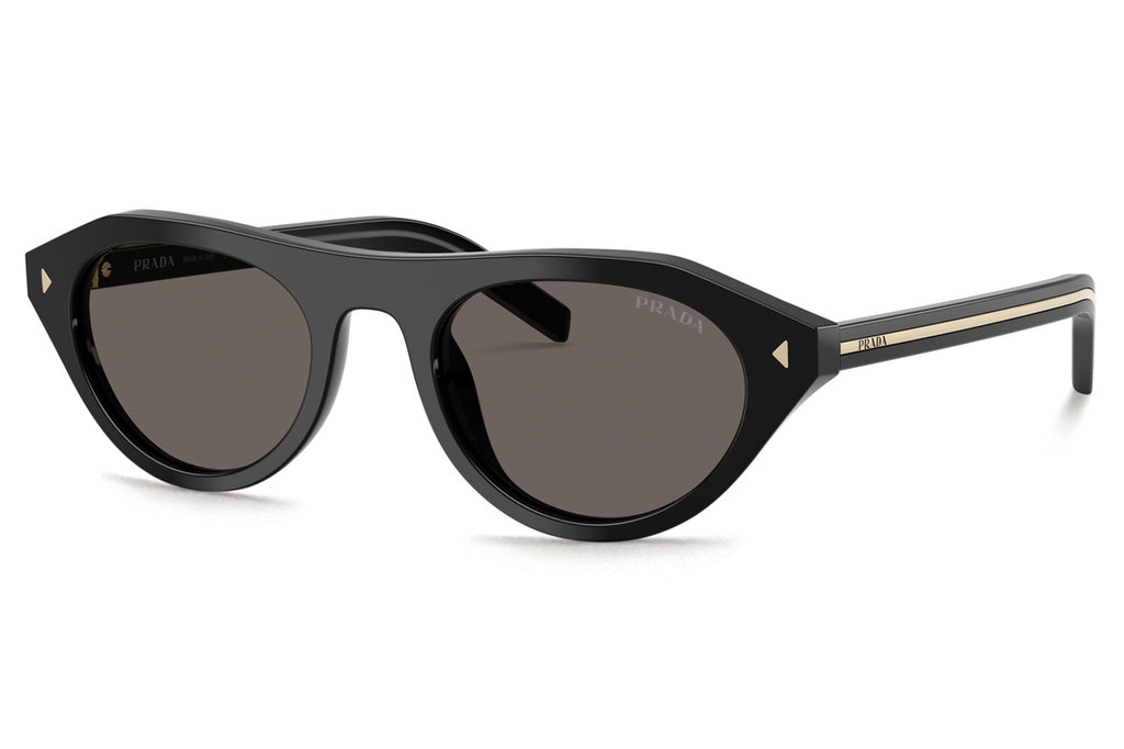 Prada - PR B15SF Sunglasses Black with Dark Grey Lenses (16K731)