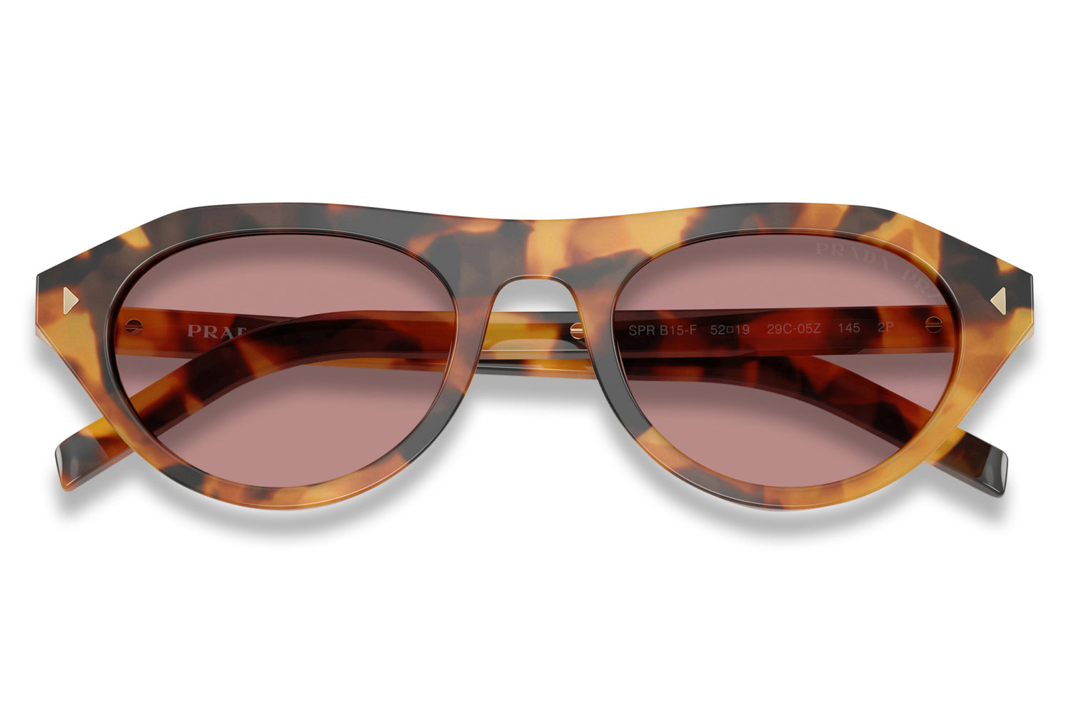Prada® - PR B15SF | Oval Acetate Low Bridge Fit Sunglasses