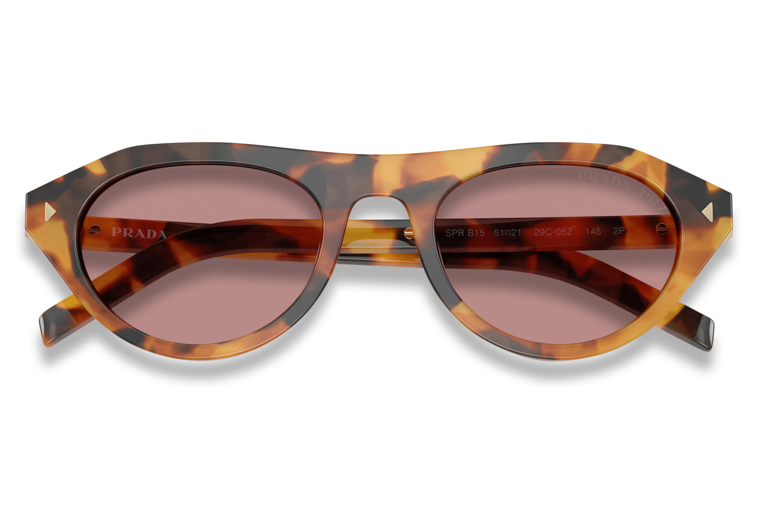 Prada® - PR B15S | Oval Acetate Sunglasses