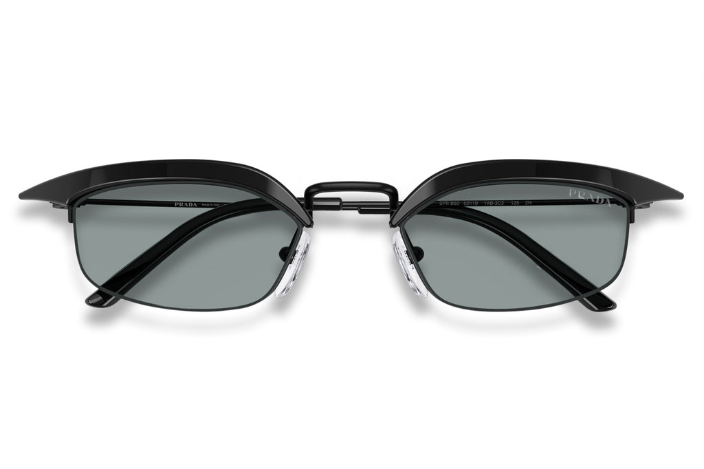Prada - PR B50S Sunglasses Black with Dark Grey Lenses (1AB3C2)