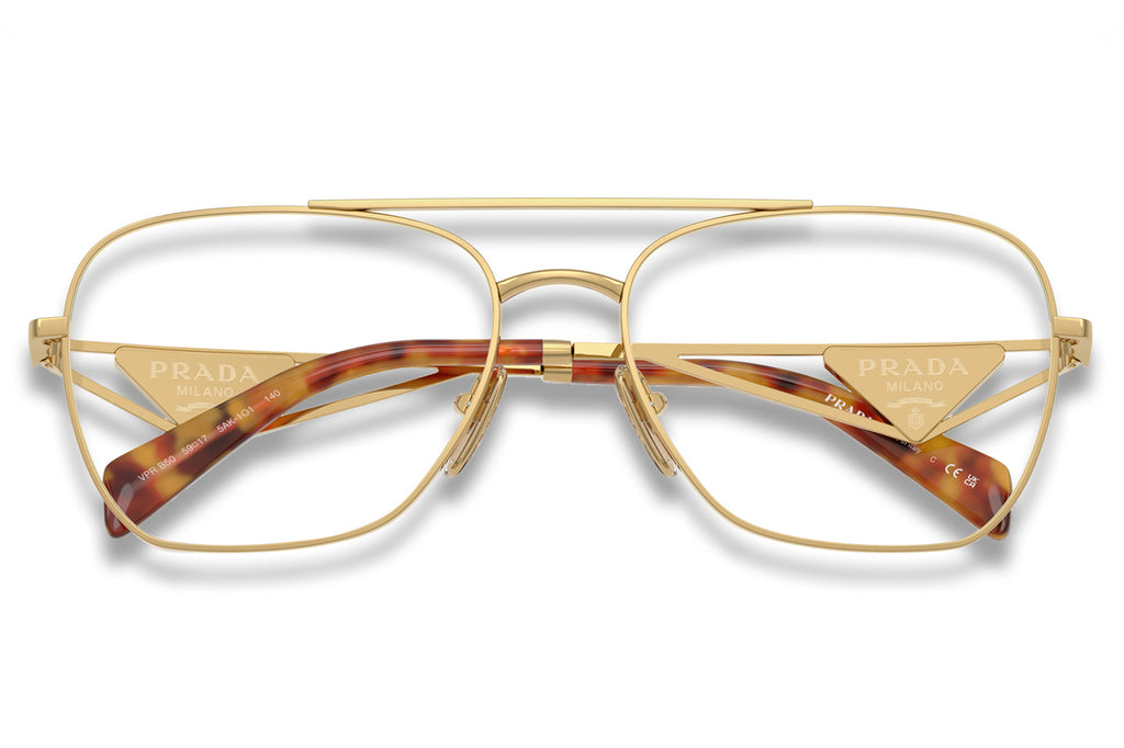 Prada - PR B50V Eyeglasses Gold (5AK1O1)