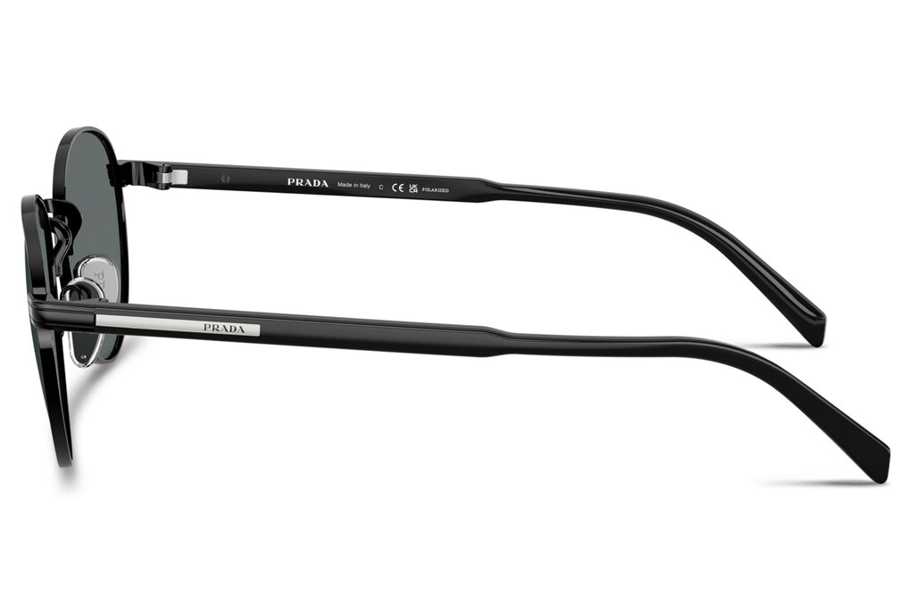 Prada - PR B51S Sunglasses Shiny Black with Black Polar Lenses (1AB5Z1)