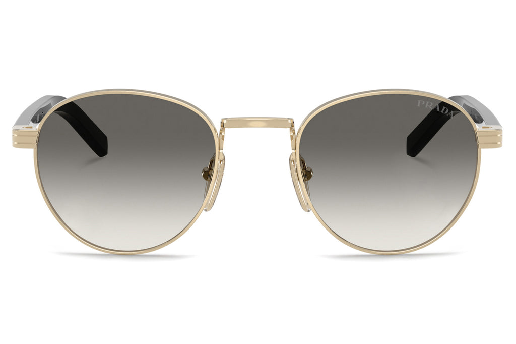 Prada - PR B52S Sunglasses Pale Gold with Grey Gradient Lenses (ZVN02C)
