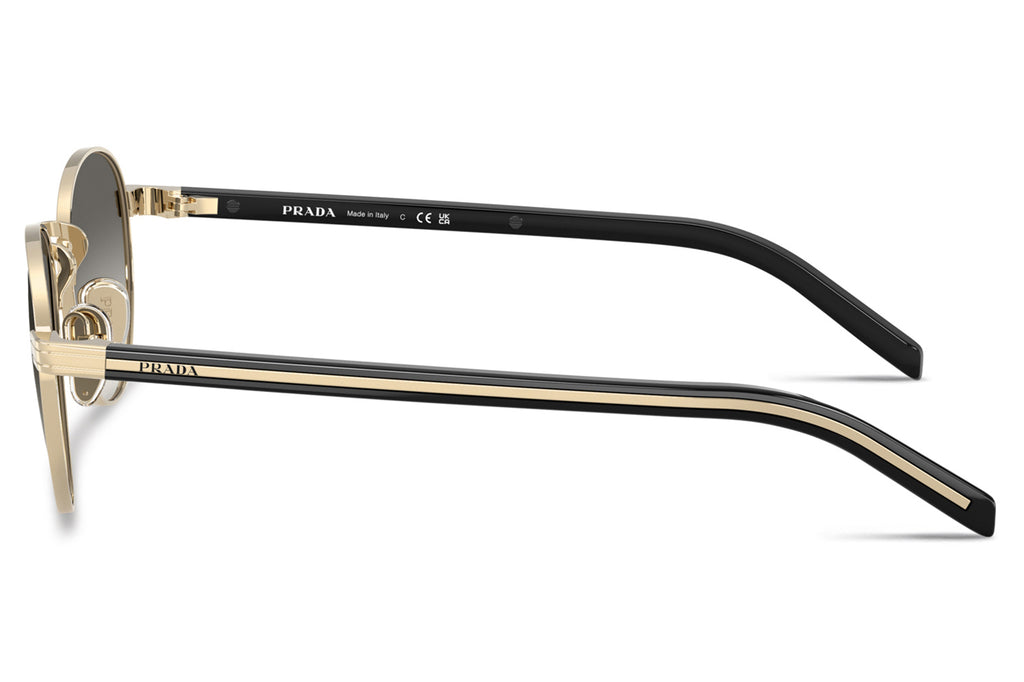 Prada - PR B52S Sunglasses Pale Gold with Grey Gradient Lenses (ZVN02C)