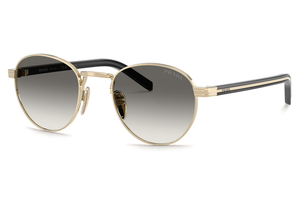 Prada - PR B52S Sunglasses Pale Gold with Grey Gradient Lenses (ZVN02C)
