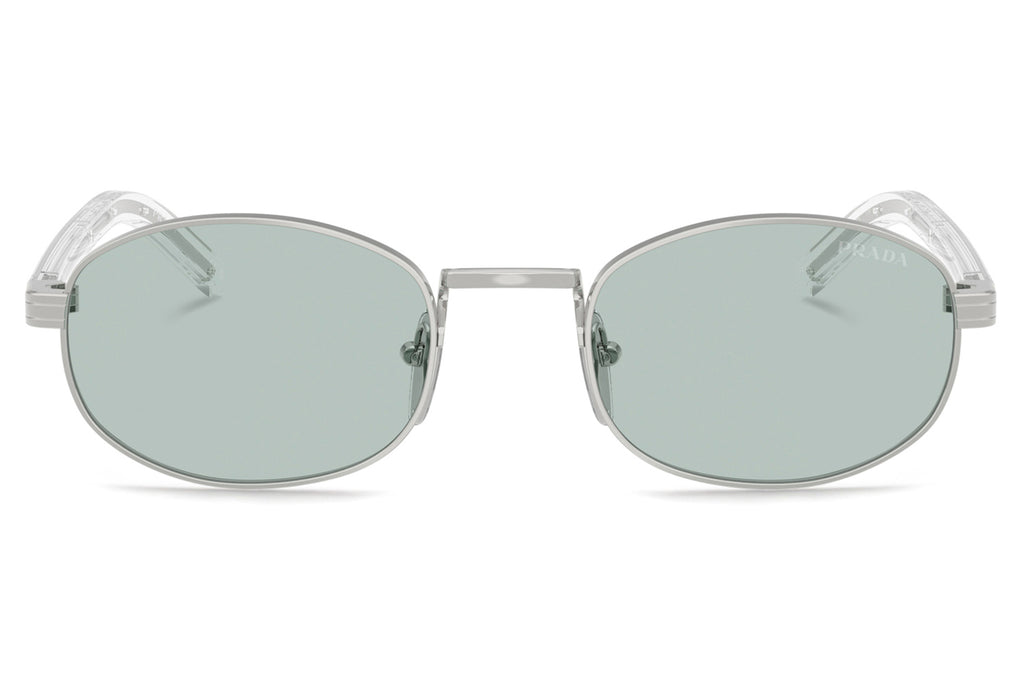 Prada - PR B53S Sunglasses Silver with Azure Lenses (1BC40N)