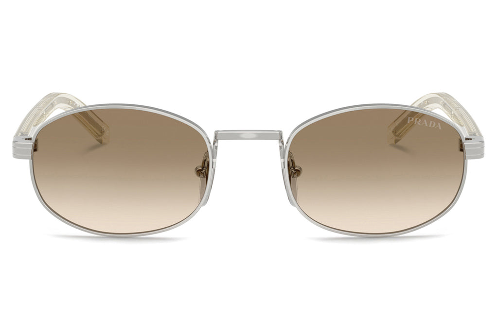Prada - PR B53S Sunglasses Silver with Light Brown Gradient Lenses (1BC80K)