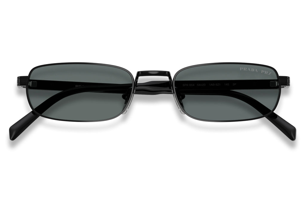 Prada - PR B54S Sunglasses Black with Dark Grey Polar Lenses (1AB5Z1)