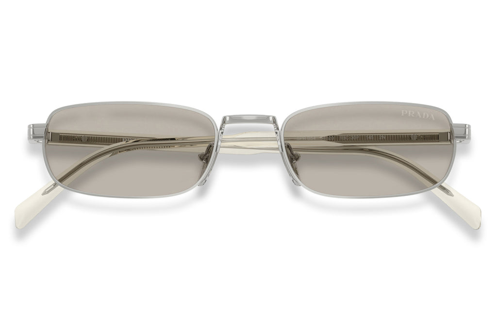 Prada - PR B54S Sunglasses Silver with Light Brown Lenses (1BC30P)