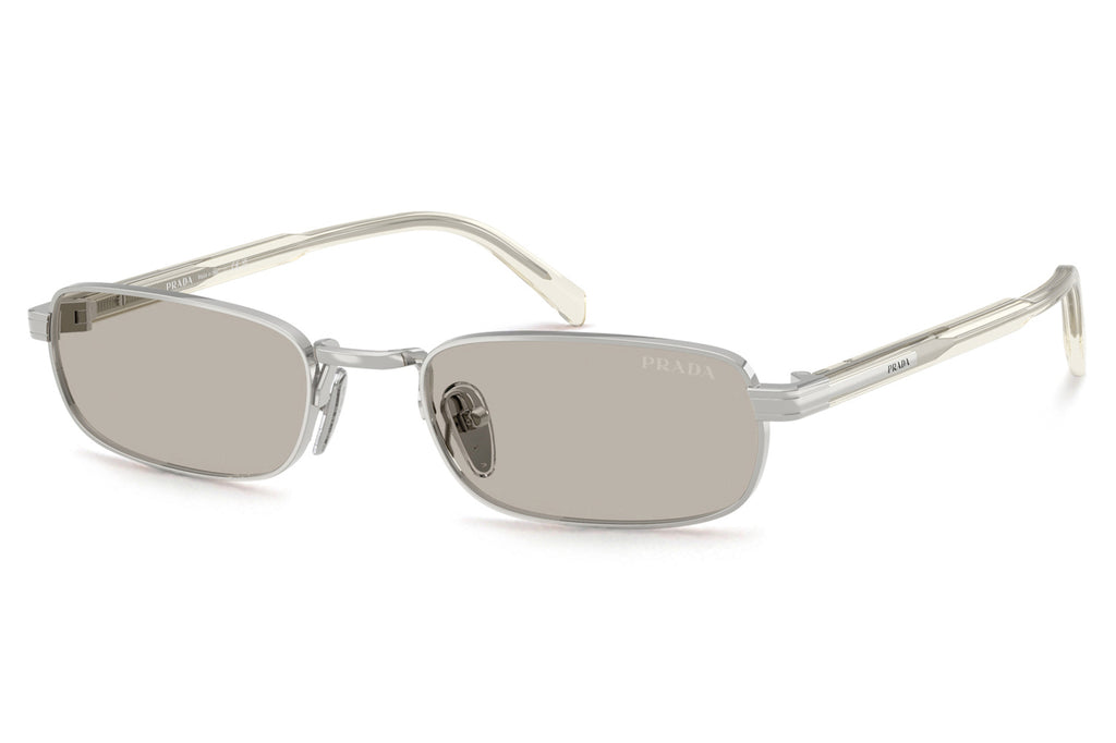 Prada - PR B54S Sunglasses Silver with Light Brown Lenses (1BC30P)