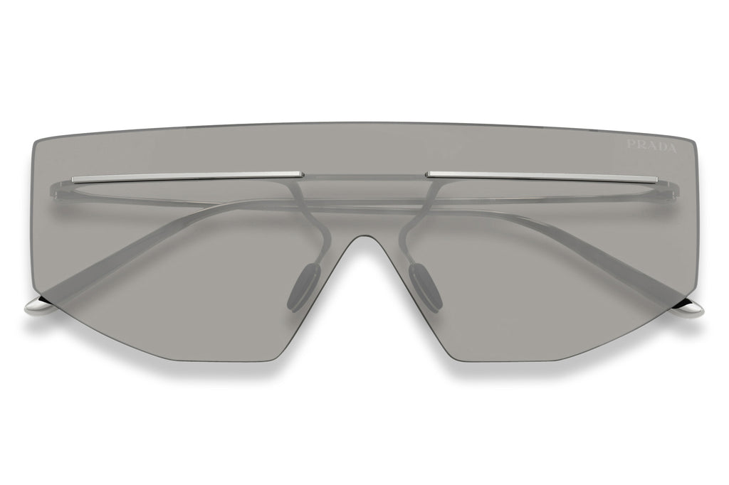 Prada - PR B55S Sunglasses Silver with Light Grey Mirror Lenses (1BC60N)