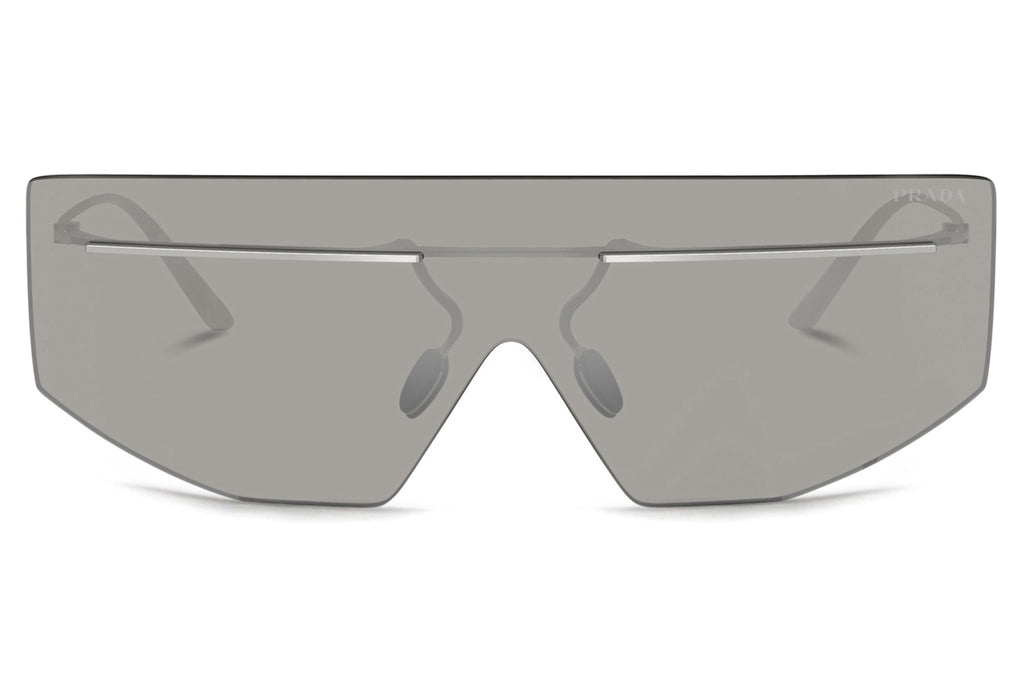 Prada - PR B55S Sunglasses Silver with Light Grey Mirror Lenses (1BC60N)
