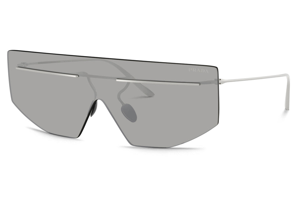 Prada - PR B55S Sunglasses Silver with Light Grey Mirror Lenses (1BC60N)
