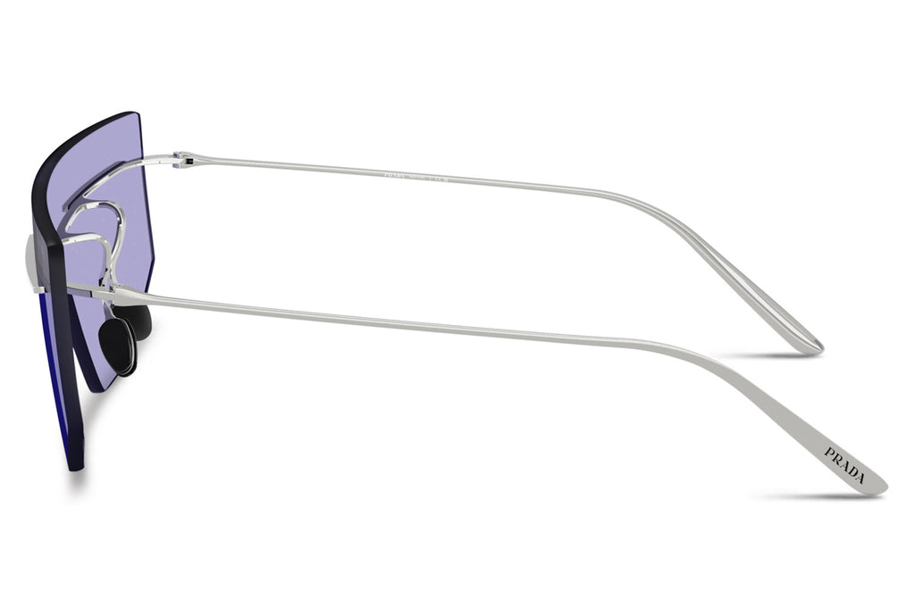 Prada - PR B55S Sunglasses Silver with Purple Lenses (1BC70P)
