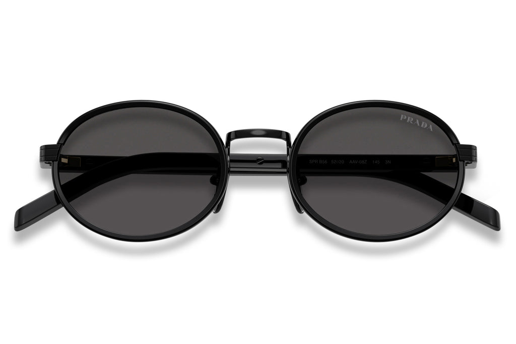 Prada - PR B56S Sunglasses Black with Dark Grey Lenses (AAV08Z)