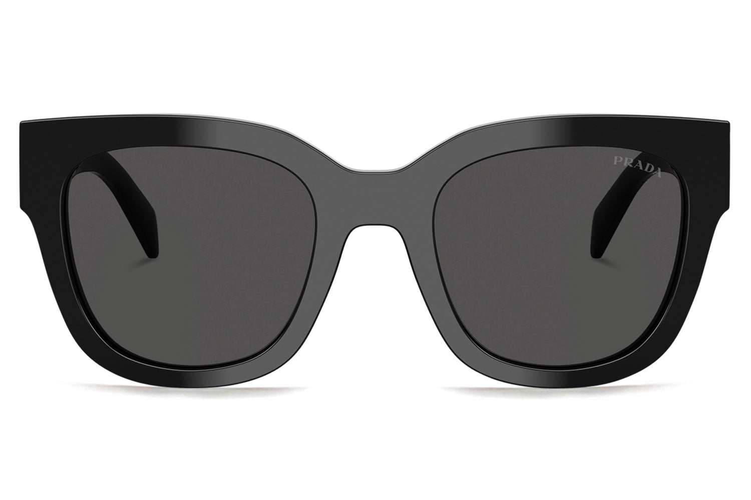 New PRADA Sunglasses Black Rectangle Cat Eye Grey Lens Women\'s Prada PR 13ZS Women main image 3