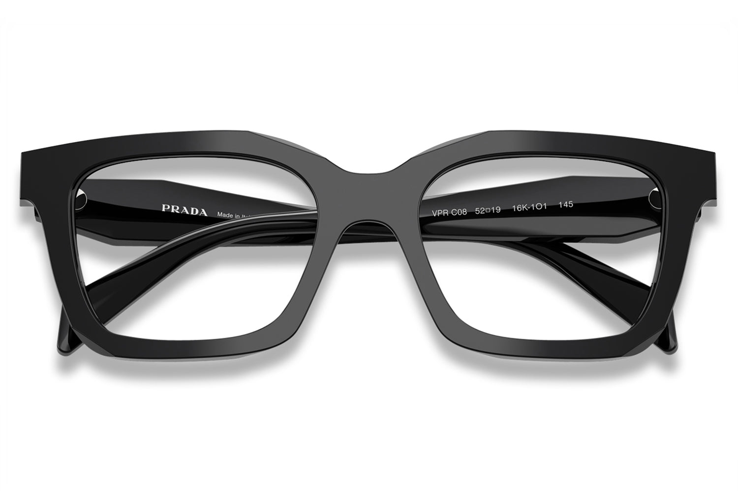 PRADA ブラックフレーム Prada - PR C08V Eyeglasses | Specs Collective