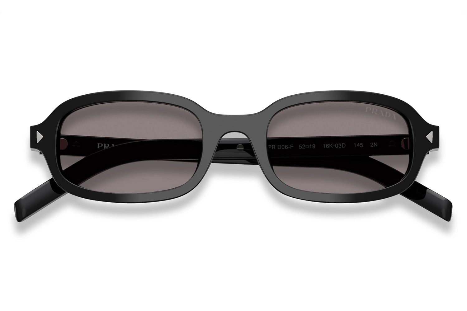Prada® - PR D06SF | Oval Acetate Low Bridge Fit Sunglasses