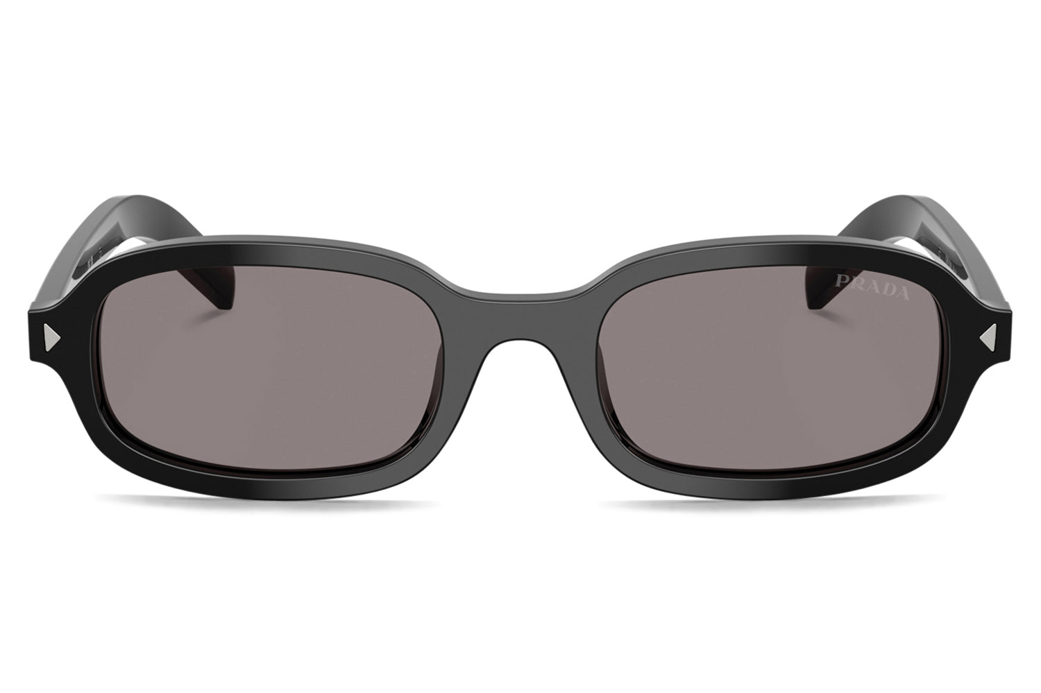 Prada Black Oval Acetate Sunglasses for Women Prada B16SF Acetate Oval Sunglasses - Bergdorf Goodman main image 2