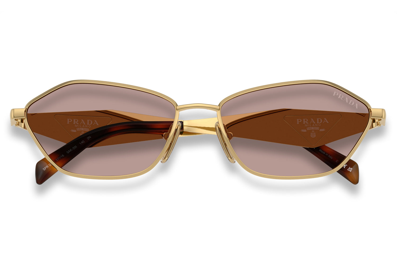 Prada® - PR D50S | Geometric Metal Sunglasses
