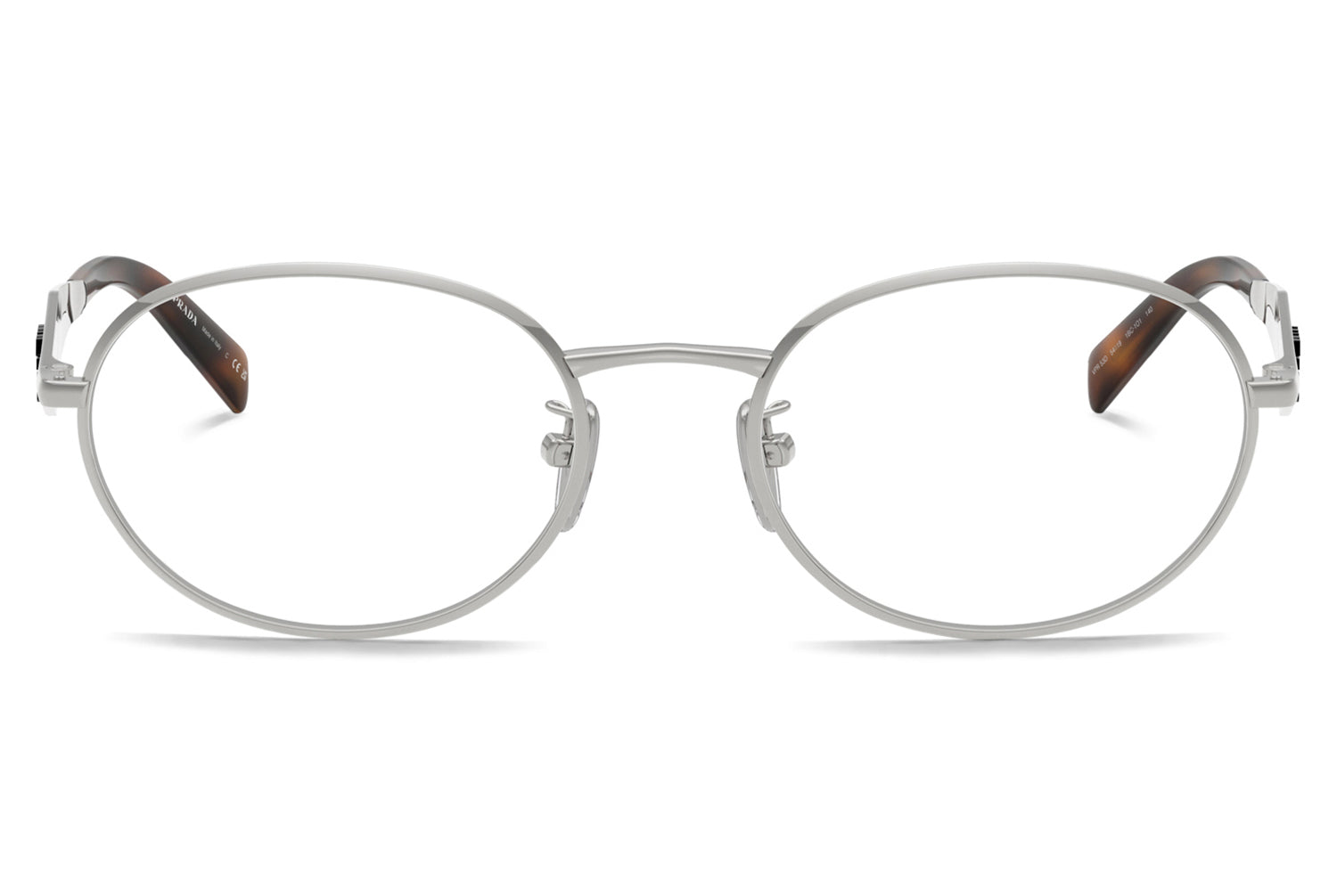 Prada® - PR D53VD | Oval Metal Low Bridge Fit Optical Frame