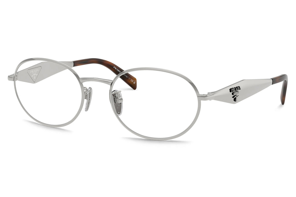 Prada® - PR D53VD | Oval Metal Low Bridge Fit Optical Frame