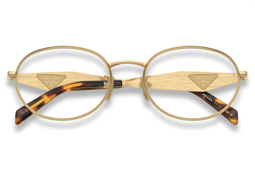 Prada® - PR D53VD | Oval Metal Low Bridge Fit Optical Frame