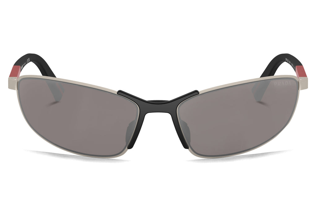 Prada Silver and Dark Brown Sunglasses Prada PR C50S XS (51 - 20) with Brown lenses and Grey frame  main image 2
