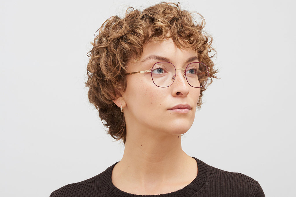 MYKITA - Kari Eyeglasses Champagne Gold/Cranberry