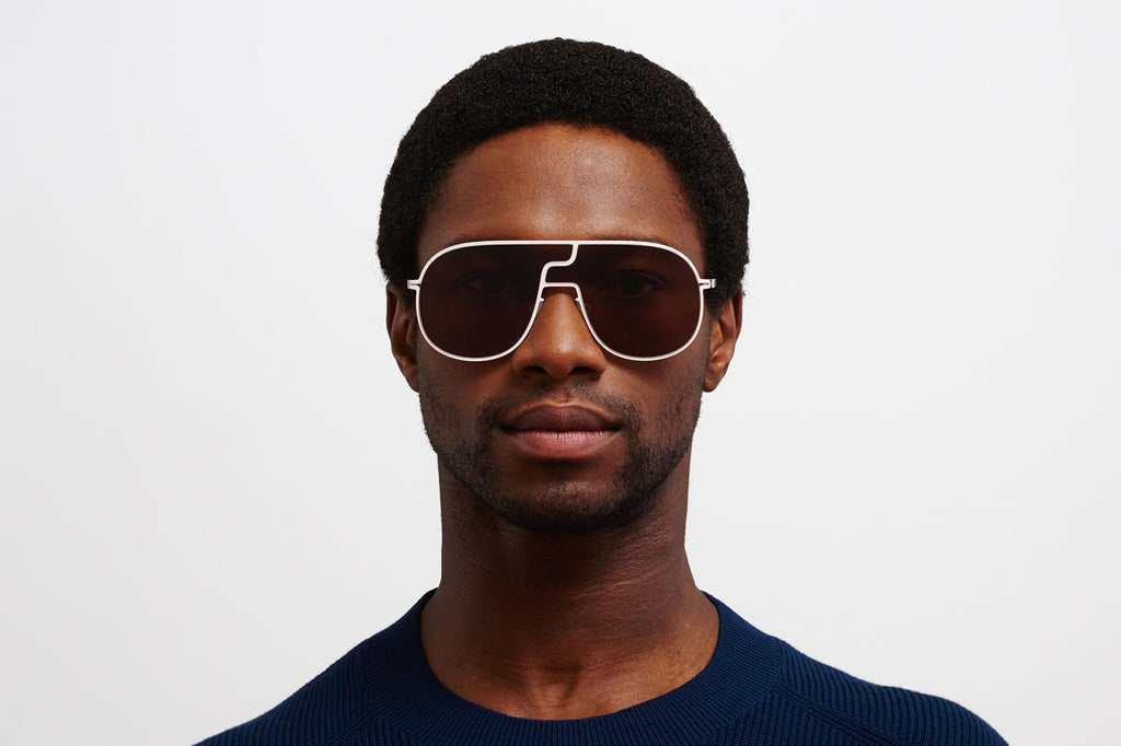 MYKITA - Studio 12.1 Sunglasses Aurore with Rose Wood Brown Lenses