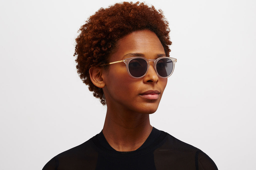 MYKITA - Lahti Sunglasses Matte Champagne/Glossy Gold with Polarized Pro Hi-Con Grey Lenses