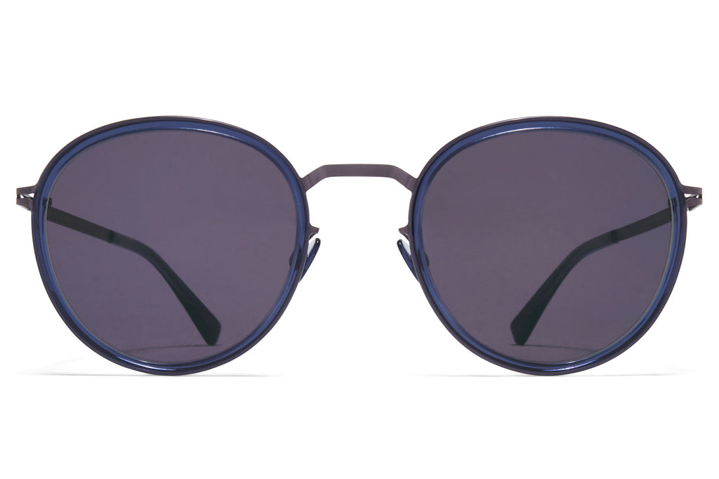MYKITA - Tuva Sunglasses Blackberry/Deep Ocean with Cool Grey Solid Lenses