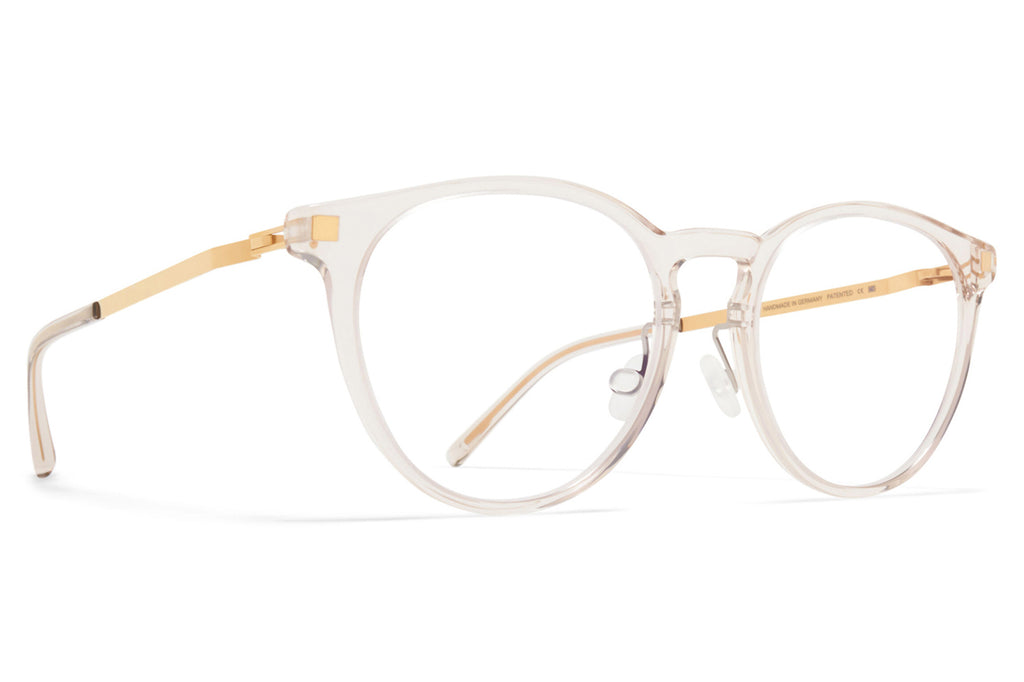 MYKITA® - Freda Eyeglasses Champagne/Glossy Gold with Nose Pads